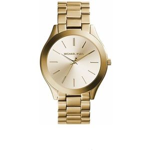 Slim Runway Gold-Tone Stainless Steel Watch